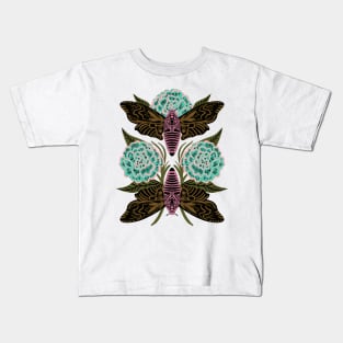 Death's Head Moths Kids T-Shirt